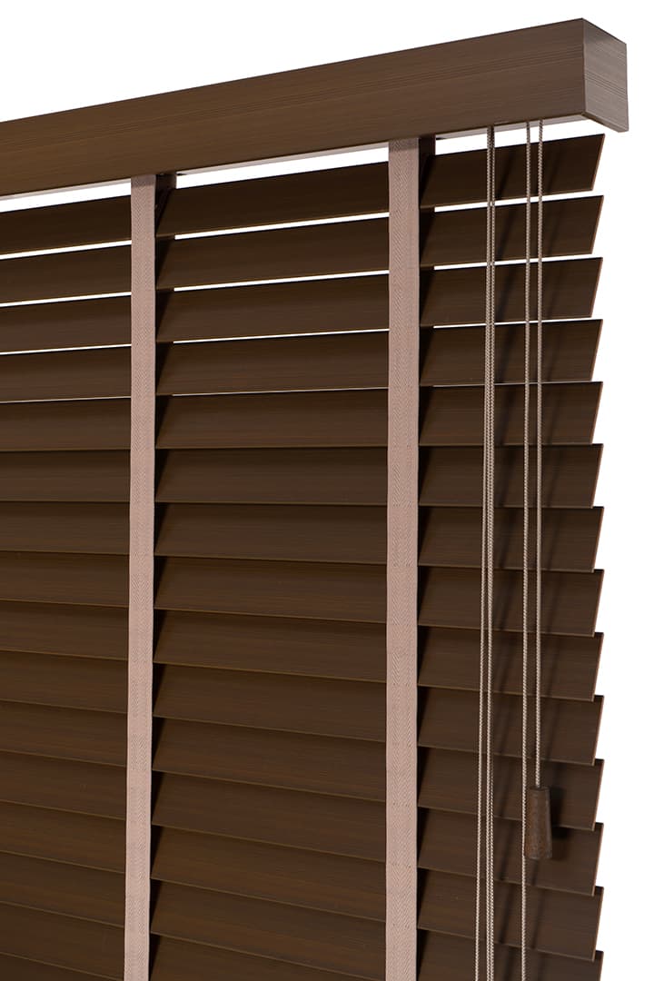 PVC Jaloezieën Faux Wood 50mm Cedro - Afbeelding 4