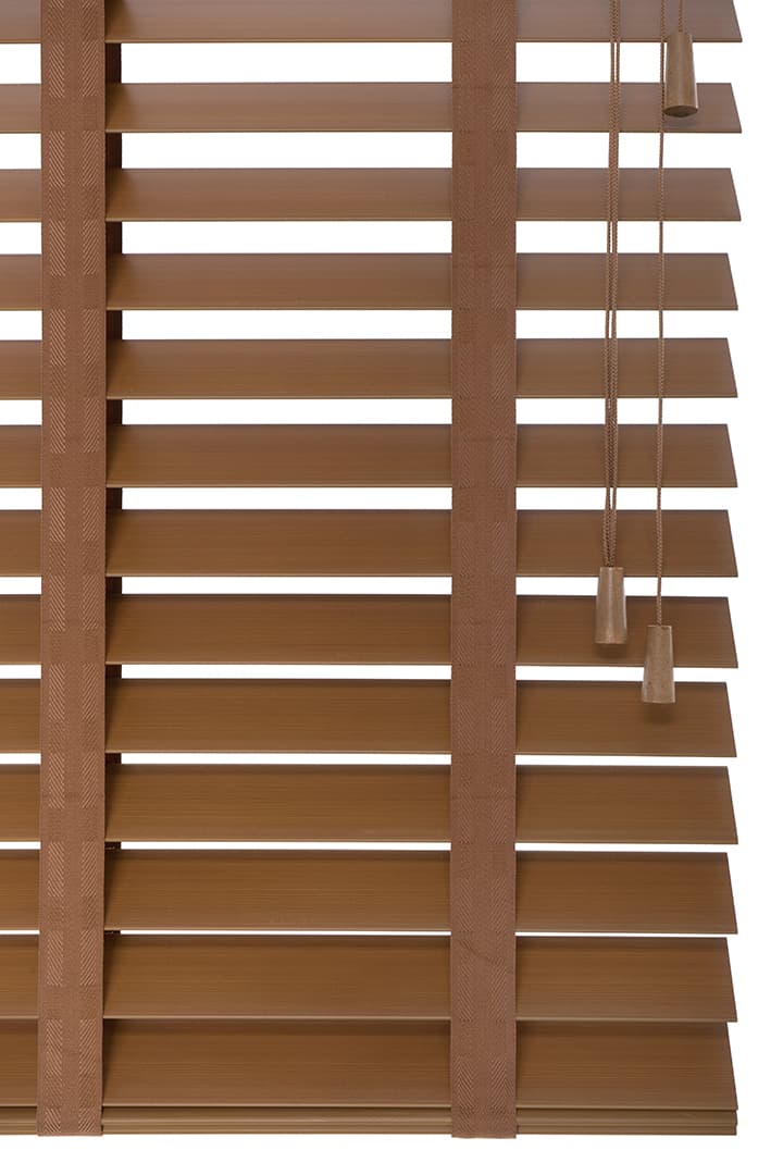 PVC Jaloezieën Faux Wood 65mm Cedro - Afbeelding 6