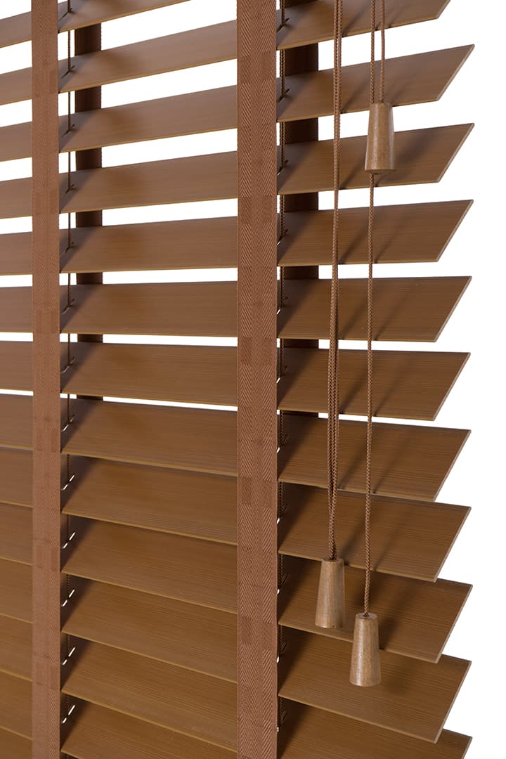 PVC Jaloezieën Faux Wood 65mm Cedro - Afbeelding 7